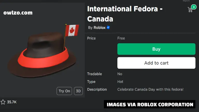International Fedora - Canada